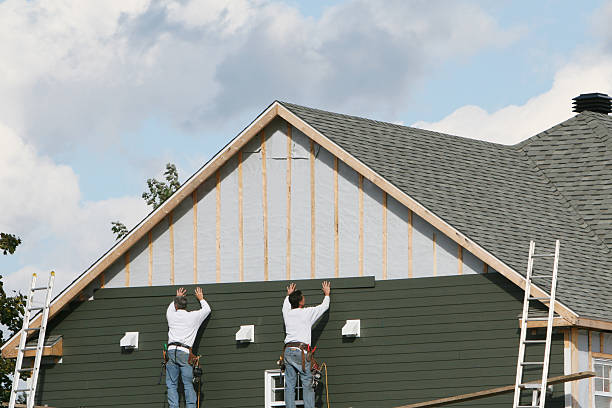 Professional Siding Replacement technician working in Lowell, NC